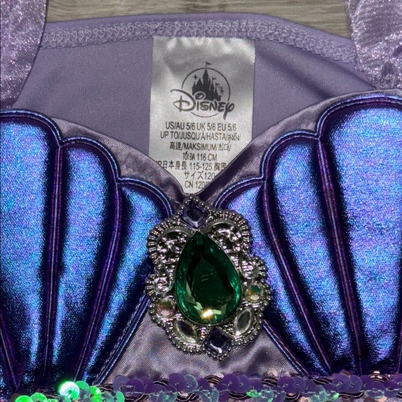 Disney Ariel Little Mermaid 2-piece Costume - Picture 2 of 3